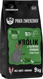 PAKA ZWIERZAKA Królik Dzikie Zioła S dla szczeniąt 9kg - Zdjęcie główne