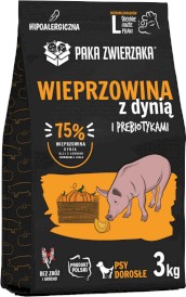 PAKA ZWIERZAKA Wieprzowina z Dynią L bez zbóż 3kg - Zdjęcie główne