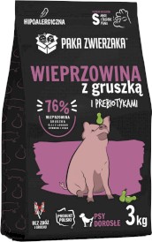 PAKA ZWIERZAKA Wieprzowina z Gruszką S bez zbóż 3kg - Zdjęcie główne