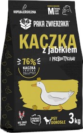 PAKA ZWIERZAKA Kaczka z Jabłkiem M bez zbóż 3kg - Zdjęcie główne