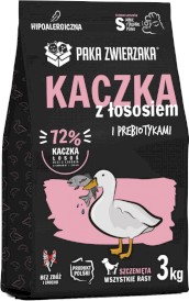 PAKA ZWIERZAKA Kaczka z Łososiem S dla szczeniąt 3kg - Zdjęcie główne