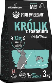PAKA ZWIERZAKA Królik z Łososiem M bez zbóż 3kg - Zdjęcie główne