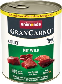 ANIMONDA Grancarno ADULT Dziczyzna 800g - Zdjęcie główne