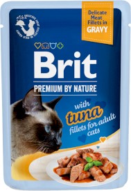BRIT Premium Cat Fillets in Gravy Tuna TUŃCZYK sos 85g - Zdjęcie główne