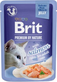 BRIT Premium Cat Fillets in Jelly Salmon ŁOSOŚ galaretka 85g - Zdjęcie główne