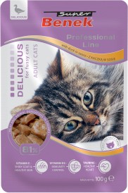 SUPER BENEK Professional Line Adult Kaczka w Sosie 100g - Zdjęcie nr 2