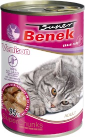 SUPER BENEK Adult Dziczyzna w sosie bez zboż 415g - Zdjęcie główne