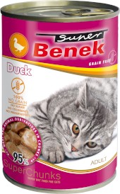 SUPER BENEK Adult Kaczka w sosie bez zboż 415g - Zdjęcie główne