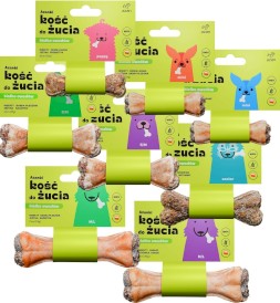 AZANKI Kość do żucia Insekty Siemię Mięta Malina Mini 10cm - Zdjęcie nr 2