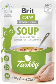 BRIT Care Cat SOUP Turkey Zupa z Indykiem dla kota 75g - Zdjęcie główne