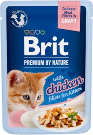 BRIT Premium Cat Gravy Fillets Chicken Kurczak KITTEN 85g - Zdjęcie główne