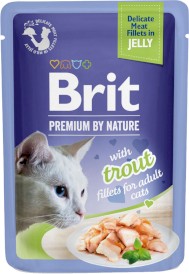BRIT Premium Cat Fillets in Jelly Trout PSTRĄG galaretka 85g - Zdjęcie główne
