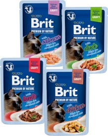 BRIT Premium Cat Fillets in Gravy Lamb JAGNIĘCINA Sterilised 85g - Zdjęcie nr 2