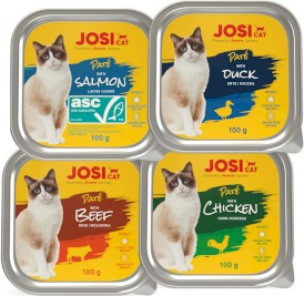 JOSERA JosiCat Paté Pasztet MIX SMAKÓW 12x100g - Zdjęcie główne