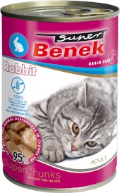 SUPER BENEK Adult Królik w sosie bez zboż 415g - Zdjęcie główne