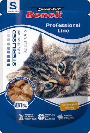 SUPER BENEK Professional Line Sterilised z Drobiem 100g - Zdjęcie główne