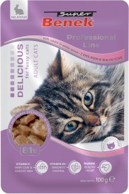 SUPER BENEK Professional Line Adult Królik w Sosie 100g - Zdjęcie główne