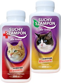 SUPER BENEK Szampon Suchy Regeneracyjno-Pielęgnacyjny Dla Kotów 250ml - Zdjęcie nr 2