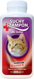 SUPER BENEK Szampon Suchy Regeneracyjno-Pielęgnacyjny Dla Kotów 250ml - Zdjęcie główne
