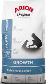 Arion Original Growth Puppy Medium Salmon Fish 2kg - Zdjęcie główne