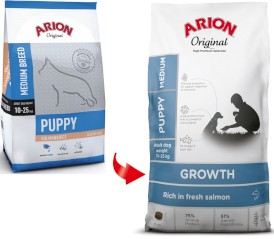 Arion Original Growth Puppy Medium Salmon Fish 2kg - Zdjęcie nr 2