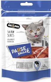 HAU & MIAU Pause Snack Salmon Slices Łosoś dla kota 60g - Zdjęcie główne