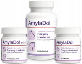 DOLFOS AmylaDol Enzymy trawienne dla psów i kotów 90szt - Zdjęcie nr 2