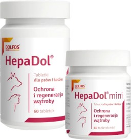 DOLFOS HepaDol wsparcie wątroby psów i kotów 60szt - Zdjęcie nr 2