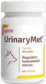 DOLFOS UrinaryMet Regulator kwasowości moczu dla psów 60szt - Zdjęcie główne