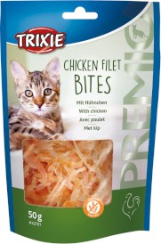 TRIXIE Premio Chicken Fillet Bites Fileciki z kurczaka dla kota 50g - Zdjęcie główne