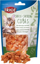TRIXIE Premio Cheese Chicken Cubes Kurczak z Serem dla kota 50g - Zdjęcie nr 2