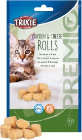 TRIXIE Premio Chicken Cheese Rolls Kurczak z Serem dla kota 50g - Zdjęcie główne