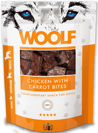 WOOLF Chicken with Carrot Bites Kurczak z Marchwią 100g - Zdjęcie nr 2