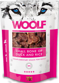 WOOLF Small Bone Duck Rice Kaczka Ryż Kostki 100g - Zdjęcie nr 2
