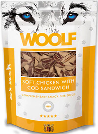WOOLF Soft Chicken Cod Sandwich Kurczak Dorsz 100g - Zdjęcie nr 2
