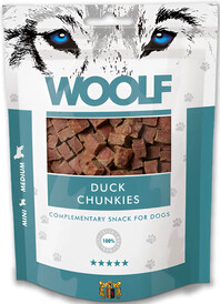 WOOLF Duck Chunkies Kosteczki z Kaczki 100g - Zdjęcie nr 2