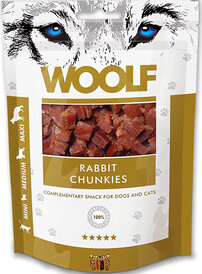 WOOLF Rabbit Chunkies Kosteczki z Królika 100g - Zdjęcie nr 2