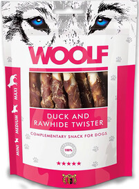 WOOLF Duck Rawhide Twister Pałeczki z Kaczką 100g - Zdjęcie nr 2