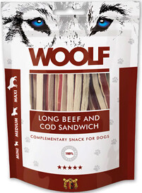 WOOLF Long Beef Cod Sandwich Wołowina Dorsz 100g - Zdjęcie nr 2