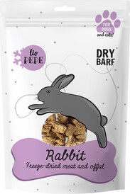 PAKA ZWIERZAKA Pepe Lio Rabbit Liofilizowany Królik 60g - Zdjęcie główne