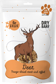 PAKA ZWIERZAKA Pepe Lio Deer Liofilizowany Jeleń 60g - Zdjęcie główne
