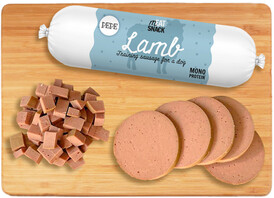 PAKA ZWIERZAKA PEPE Kiełbaska Lamb Jagnięcina 200g - Zdjęcie nr 3