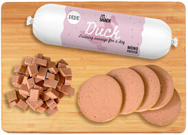 PAKA ZWIERZAKA PEPE Kiełbaska Duck Kaczka 200g - Zdjęcie nr 2