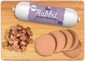 PAKA ZWIERZAKA PEPE Kiełbaska Rabbit Królik 200g - Zdjęcie nr 3