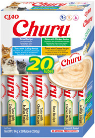 INABA Cat Treat Churu Mix z Tuńczykiem 20x14g - Zdjęcie główne