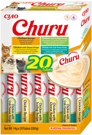 INABA Cat Treat Churu Mix z Kurczakiem 20x14g - Zdjęcie nr 2