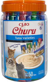 INABA Cat Treat Churu Tuna Varieties Mix w Słoiku 50x14g - Zdjęcie główne