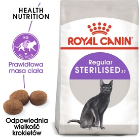 ROYAL CANIN Sterilised Feline 37 4kg *PROMOCJA - TYLKO ODBIÓR W GŁÓWNYM MAGAZYNIE* - Zdjęcie główne