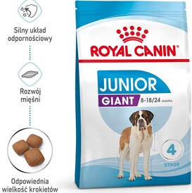 ROYAL CANIN Giant Junior 15kg *WIADRO GRATIS - PROMOCJA ODBIÓR W GŁÓWNYM MAGAZYNIE* - Zdjęcie nr 2