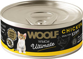 WOOLF WildCat Ultimate Kitten Chicken Kurczak Puszka 85g - Zdjęcie główne